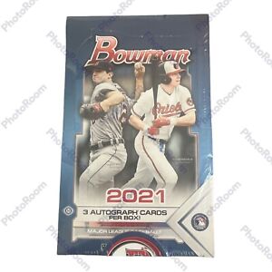 2021 Bowman Baseball Jumbo Hobby Box Factory Sealed 3 Autographs