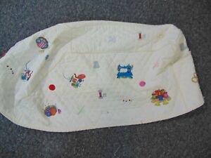 Vintage Sewing Machine Cover-Embroidered Sewing Items-11x25-CUTE- SALE
