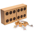 Mexican Train Complete Set w/ Double 12 Dominoes (Pips), Hub and Train Markers