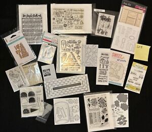 Stamp & Die Lot 5 Hero Arts Papertrey Ink Gina Marie Dies Taylored Expressions