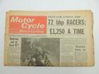 Aug 30 1967 Motorcycle Newspaper Bultaco Phil Read Keith Hickman Manx B7546
