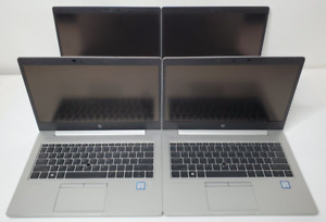 New ListingLot of (4) HP EliteBook 830 G5 Core i7 8th Gen 16GB RAM BIOS LOCK Bad Screen