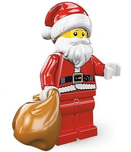 NEW LEGO SERIES 8 SANTA CLAUS MINIFIG Christmas minifigure figure 8833 advent