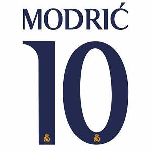 Modric # 10 Real Madrid 23/24 Home Nameset