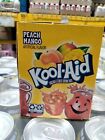 New ListingFull Box 48x Packets Official Kool-Aid Peach Mango Flavor Soft Drink Mix