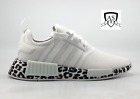 Adidas NMD R1 White Women's 6.5, 7, 8 Athletic Shoes GZ1623 White Leopard Print