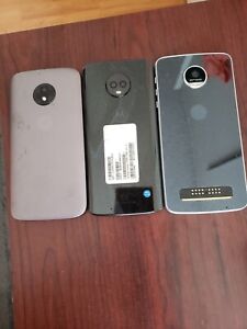 Lot of 3 Hybrid model Motorola Moto e5 Plus 32GB and other  for parts