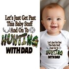 Baby Bodysuit - Hunting With Dad Baby Clothes for Infant Boys and Girls