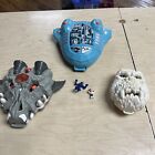 Mighty Max 3 Play Sets with figures Lot Vintage Bluebird Toys - Incomplete