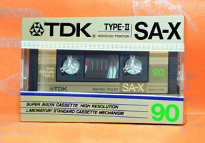 TDK SA X 90 Japan 1986 TYPE II Cassette Tape SEALED EU market
