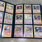 Huge Binder Collection Lot Vintage Pokemon Cards Over 150+ Holos WoTC Charizard