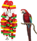 Large Bird Parrot Toys for Cockatoos African Grey Macaws and Amazon Par