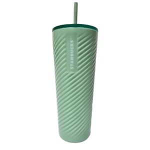 New ListingStarbucks Coffee 2023 Pastel Green Spiral Tumbler Venti Cold Travel Cup 24 oz