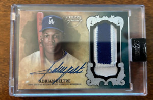 Adrian Beltre 2021 Topps Dynasty Signed Auto Autograph G-U Relic Dodgers 2/5