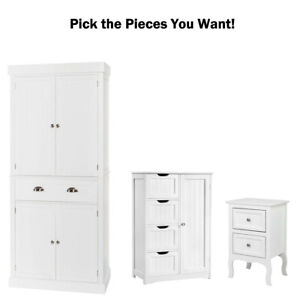 Bedroom Furniture Sets Dresser Nightstand Chest Dressers Armoire Wardrobes White