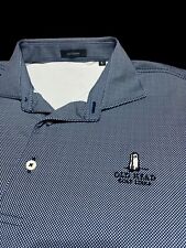 Turtleson Old Head Country Club Golf Polo Mens Large Blue