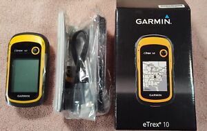 Brand New Garmin eTrex 10, 2.2 inch GPS Receiver Bundle w/USB Cord & Manual