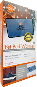 K&H Pet Products Pet Bed Warmer Electrically Heated Insert XL 15.75 X 25.5 Gray