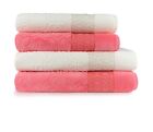 VIP Jacquard Woven Cotton Towel Set Set of 4 in Gift Box. (Adriana)