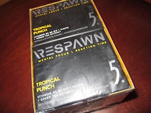 🔥L👀K!🔥 Respawn 5 gum, Tropical Punch, One Sealed box of 10, Discontinued RARE