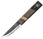 Condor Mini Indigenous Puukko Fixed Knife Walnut Handle Plain Edge 281232HC