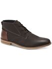 DEER STAGS Mens Brown Cushioned Mark Almond Toe Lace-Up Dress Chukka Boots 13 M
