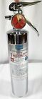 EMPTY Vintage Sears 1966 Chrome Plated Fire Extinguisher EMPTY