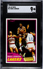 1981/82 TOPPS BSK MAGIC JOHNSON LAKERS SOLO ROOKIE #21 SGC 9 (CENTERED-A GEM!!!)