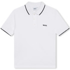 Hugo Boss Kids Short Sleeve Polo White [J25P26-10P]