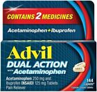 Advil Dual Action with Acetaminophen - 144 Caplets