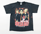 Vintage Green Day Shirt Adult Medium Black Punk Rock Band Tee 2005 Tour Merch