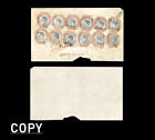 India 1854 Cover  Bombay to Canton 4a Blue& Red,Twelve cut-to-shape $30000 Copy