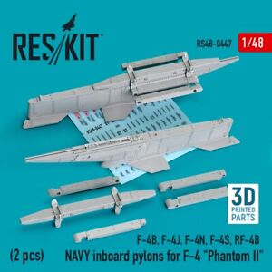 1/48 ResKit RS48-0447 NAVY inboard pylons for F-4 