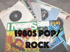Popular 45s -1980s Rock, Pop, and Country - VG - EXFlat $4.50 Shipped- QBox 9