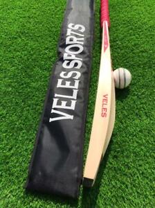 VELES Custom Made English Willow Cricket Bat Grade 1st  Full Size cricket Bat