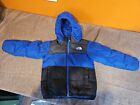 The North Face Toddler 550 Down Insulated Reversible Puffer Jacket Blue - 3T