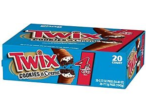 Twix Cookies & Creme 2.72oz King Size 20 Count