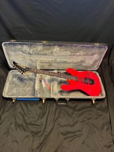 80s Vintage Kramer American Pacer Guitar Neon Pink W/Case