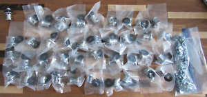Lot of 40 Pieces Chrome Over Steel New/Old Stock Single Point Snare/Tom Lugs