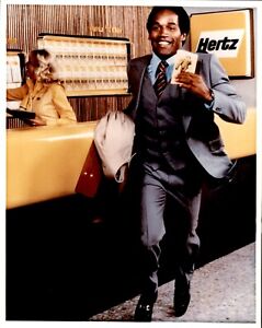 BR27 Rare TV Vtg Color Photo OJ SIMPSON Print Advertisement Hertz Car Rental