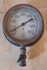 Vintage ASHCROFT AMERICAN Brass Rim Pressure Gauge 0-160 PSI Bridgeport CT