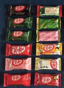 12pc (12flavors) Japanese KitKat Variety Set +2 FREE CANDY - Chocolate Christmas