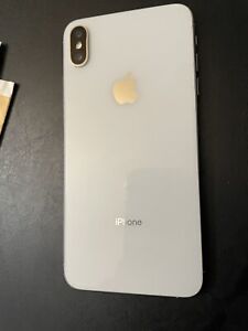 Apple iPhone XS Max - 64 GB - Silver (Unlocked) (Dual SIM) C Condition