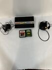 Atari 2600 Junior Jr Console System Bundle & Games Coax W/ Adapter Tested READ