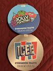 LOT OF 2 JOLLY RANCHER/ICEE EYE SHADOW PALETTES, MIRROR INSIDE. NEVER USED