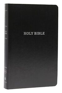 KJV, Gift and Award Bible, Leather-Look, Black, Red Letter, Comfort Print: Holy
