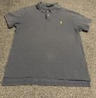Polo Ralph Lauren Men’s (XXL)  Custom Fit  PigeonBlue Polo Short Sleeve Shirt