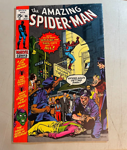 AMAZING SPIDER-MAN #96 / VF- / NO COMICS CODE APPROVAL / 1971 / COMIC BOOK