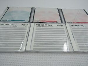 Maxell CD-R(1) CD-RMusic(2) cd-r 700MD(3) total 6 disc