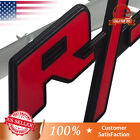For RT Front Grill Emblems R/T Car Truck Badge Red Black Nameplate Decoration (For: More than one vehicle)